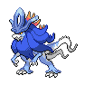 Shiny Walking Wake as it appears in Scarlet & Violet
