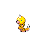 Shiny Weedle as it appears in Brilliant Diamond & Shining Pearl