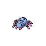 Shiny Spinarak as it appears in Scarlet & Violet