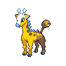 Shiny Girafarig as it appears in Scarlet & Violet