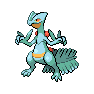 Shiny Sceptile as it appears in Brilliant Diamond & Shining Pearl