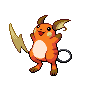 Shiny Raichu as it appears in Brilliant Diamond & Shining Pearl