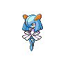 Shiny Kirlia as it appears in Brilliant Diamond & Shining Pearl