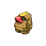 Shiny Nosepass as it appears in Scarlet & Violet