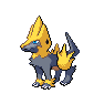 Shiny Manectric as it appears in Sword & Shield