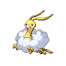 Shiny Altaria as it appears in Brilliant Diamond & Shining Pearl