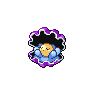 Shiny Clamperl as it appears in Brilliant Diamond & Shining Pearl