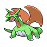 Shiny Salamence as it appears in Sword & Shield