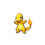 Shiny Charmander as it appears in Brilliant Diamond & Shining Pearl