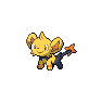 Shiny Shinx as it appears in Sword & Shield