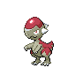Shiny Cranidos as it appears in Brilliant Diamond & Shining Pearl