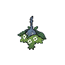 Shiny Wormadam as it appears in Brilliant Diamond & Shining Pearl