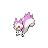 Shiny Pachirisu as it appears in Scarlet & Violet