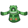 Shiny Bronzong as it appears in Scarlet & Violet