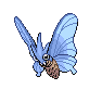 Shiny Venomoth as it appears in Brilliant Diamond & Shining Pearl