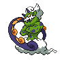 Shiny Tornadus as it appears in Scarlet & Violet