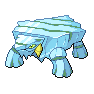 Shiny Avalugg as it appears in Scarlet & Violet