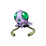 Shiny Tentacool as it appears in Brilliant Diamond & Shining Pearl