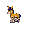 Shiny Mudbray as it appears in Scarlet & Violet