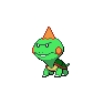 Shiny Chewtle as it appears in Scarlet & Violet