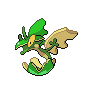 Shiny Flapple as it appears in Sword & Shield