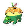 Shiny Appletun as it appears in Sword & Shield