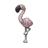 Shiny Flamigo as it appears in Scarlet & Violet
