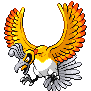 Shiny Ho-Oh as it appears in Black 2 & White 2