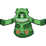 Shiny Bronzong as it appears in Black & White