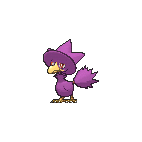 Shiny Murkrow as it appears in X & Y