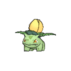 Shiny Ivysaur as it appears in X & Y