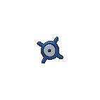 Shiny Unown as it appears in X & Y