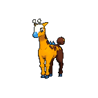 Shiny Girafarig as it appears in Omega Ruby & Alpha Sapphire
