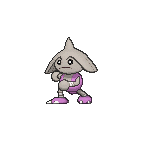 Shiny Hitmontop as it appears in Omega Ruby & Alpha Sapphire