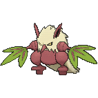 Shiny Shiftry as it appears in X & Y