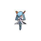 Shiny Kirlia as it appears in X & Y