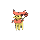Shiny Delcatty as it appears in X & Y