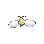 Shiny Swablu as it appears in X & Y