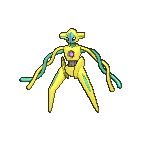 Shiny Deoxys as it appears in X & Y