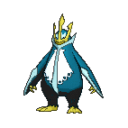 Shiny Empoleon as it appears in X & Y