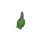 Shiny Burmy as it appears in Omega Ruby & Alpha Sapphire
