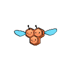 Shiny Combee as it appears in X & Y