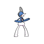 Shiny Gallade as it appears in Omega Ruby & Alpha Sapphire