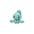 Shiny Manaphy as it appears in X & Y