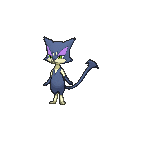 Shiny Purrloin as it appears in X & Y