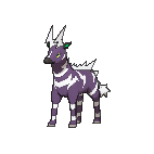 Shiny Zebstrika as it appears in X & Y