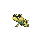 Shiny Sandile as it appears in Omega Ruby & Alpha Sapphire
