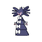 Shiny Gothitelle as it appears in X & Y