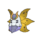 Shiny Volcarona as it appears in Omega Ruby & Alpha Sapphire