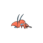 Shiny Clauncher as it appears in X & Y
